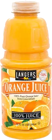 Langers Orange Juice Single Pla