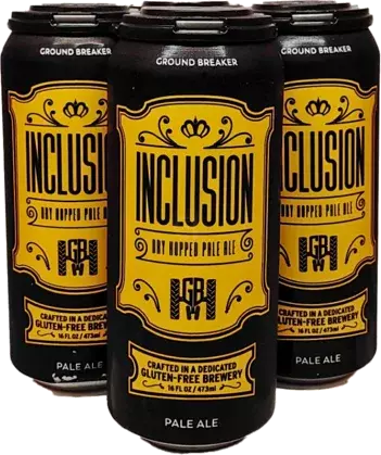 Groundbreaker Brewing Inclusion Gluten Free Dry Hopped Pale Ale Cans