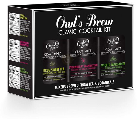 Owls Brew Tea Cocktail Set