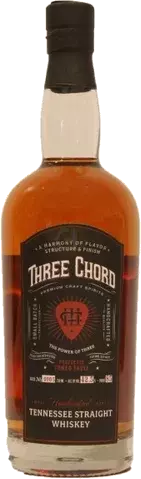 Three Chord Small Batch Handcrafted Tennessee Straight Whiskey