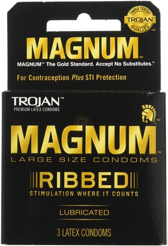 Trojan Magnum Ribbed