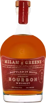 Milam & Greene Bottled In Bond Straight Bourbon Whiskey 100 Proof