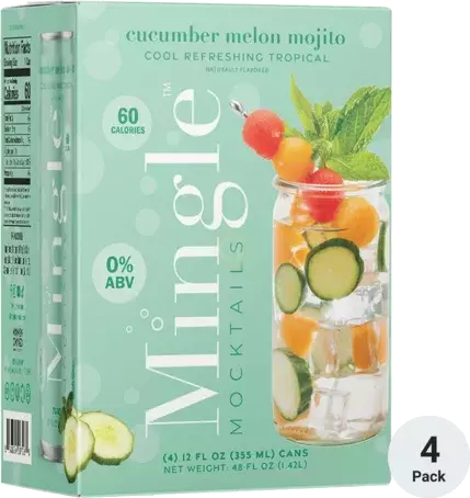 Mingle Mocktail Cucumber Melon Mojito N A