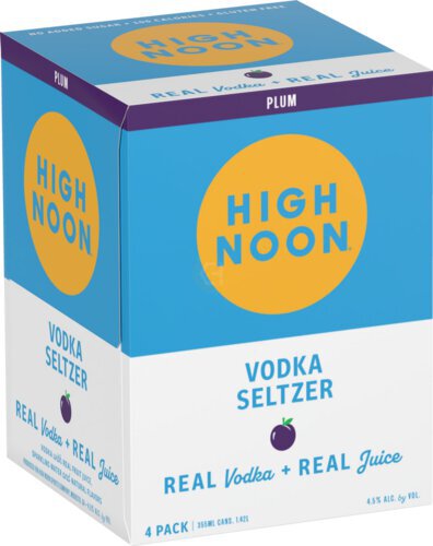 High Noon Plum Vodka Seltzer