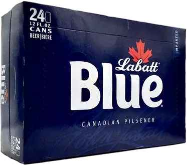 Labatt Blue Canadian Pilsner Cans