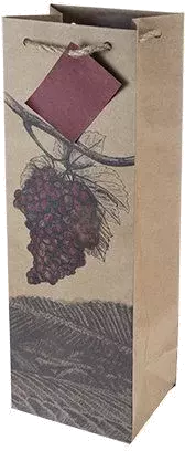 Illustrated Grapes Gift Bag By Cake Walk