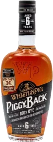 Whistlepig Piggyback 6yr Rye Whiskey Big Papi Legend Ledt