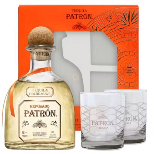 1800 Tequila Añejo & Patrón Reposado セット Patron Reposado Gift Set - Ryann's Wines & Spirits East Meadow