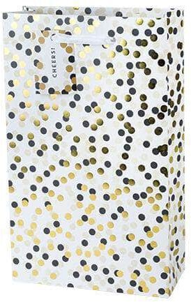 Tuxedo Dot Double Wine Bag