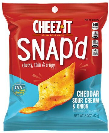 Cheez It Snap'd Cheddar Sour Cream And Onion