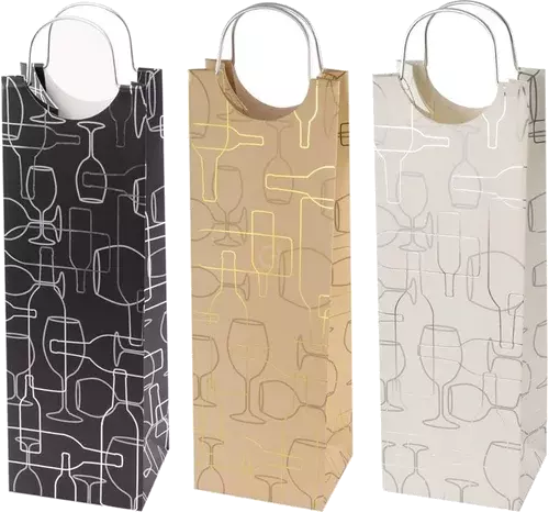 CAKEWALK - GIFT BAG SILHOUETTE ASSORTED