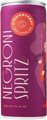 Straightaway Negroni Mixed Beverage Oregon 4/250 Ml