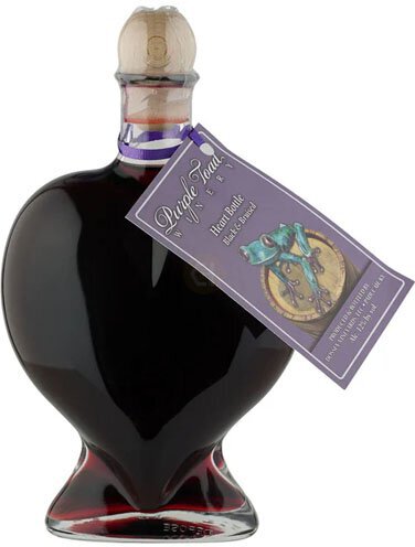 Purple Toad Black & Bruised Heart