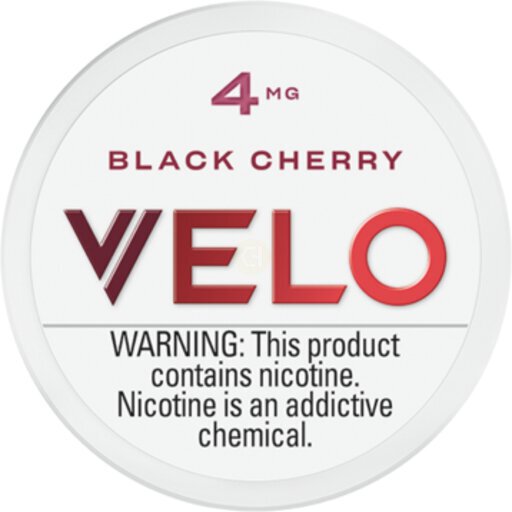 Velo Black Cherry Pouch 4mg 100ML - Kelly's liquors, Belleville, NJ