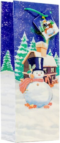 Snow Man Gift Bag