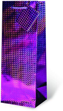 GIFT BAG PURPLE FOIL