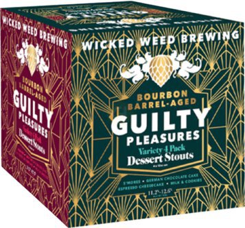 Wicked Weed Barrel Aged Guilty Pleasures Stout Variety Pack Cn