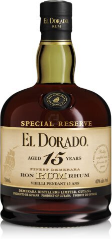 El Dorado Special Reserve 15yr Rum Gift W Glasses