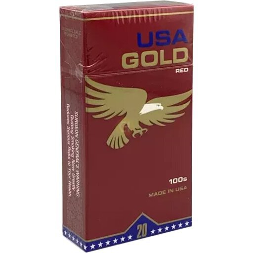 USA Gold Red 100 Carton