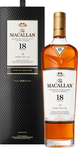 The Macallan Years Old Sherry Oak Highland Single Malt Scotch Whisky
