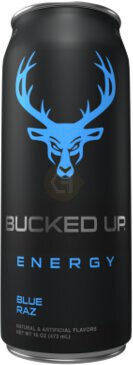 Bucked Up Energy Drink Blue Raz