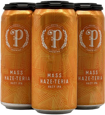 Pryes Brewing Mass Hazeteria Hazy IPA Cans