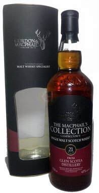 Glen Scotia Single Malt Scotch Macphail's Collection 21 Years Old
