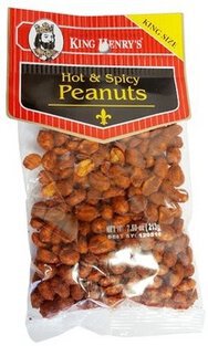 King Henry's Hot & Spicy Peanuts King Size