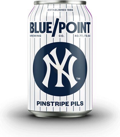 Bluepoint Pinstripe Pils Can
