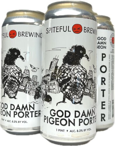 Spiteful God Damn Pigeon Porter 4 Pack Can