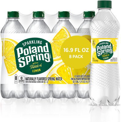 Poland Spring Lively Lemon Sparkling Water