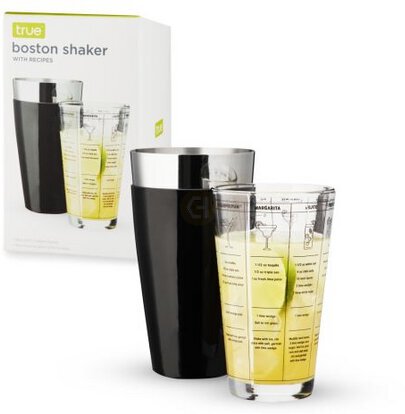 True Brands Boston Shaker With Recipes