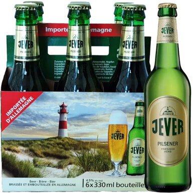 JEVER PILSNER GERMAN BEER 12OZ NR 6PK