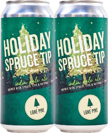 Lone Pine Holiday Spruce Tip India Pale Ale Brewed With Spruce Tips