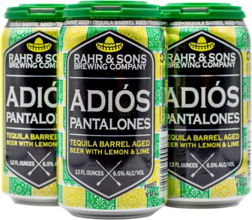 Rahr & Sons Tequila Adios Pantelones Lager 6 Pack Cans