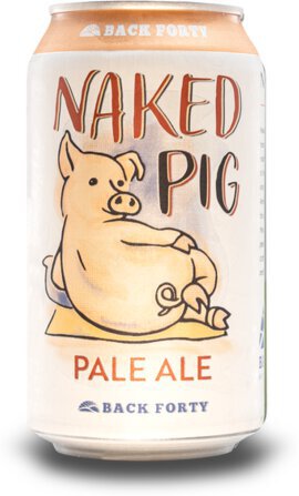 Back Forty Naked Pig Pale Ale Cans