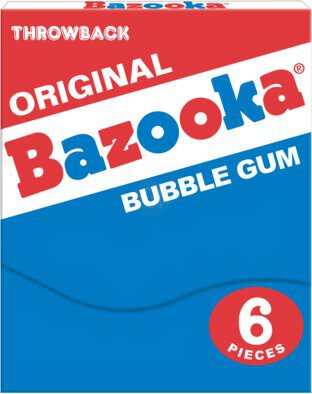Bazooka Original Bbl Gum 6pc