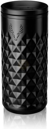 Viski Paragon Stainless Steel Highball Tumbler Black