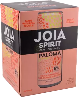 Joia Spirit Joia Paloma Rtd Cocktail Abv 4 Pack