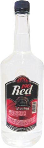 190 Red 190 Proof Alcohol