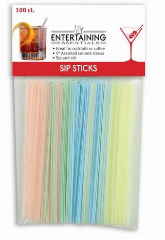 Wrap Art Sip Sticks 100 Count