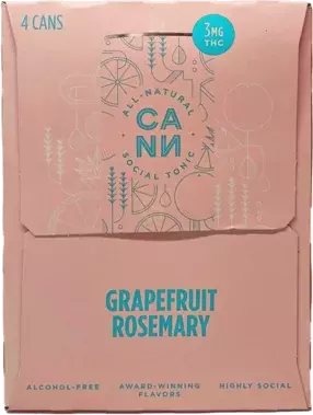 Cann Blood Orange Cardamom 3mg Thc Seltzer