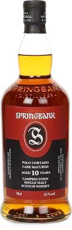 Springbank Year Old Single Malt Scotch Whisky Palo Cortado Sherry Cask Finish 55 Abv