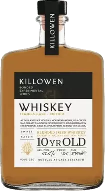 Killowen Irish Blended Whiskey Years Old Tequila Cask Experimental Series