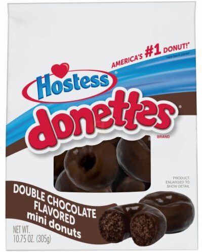 Double Chocolate Flavored Mini Donuts Bag