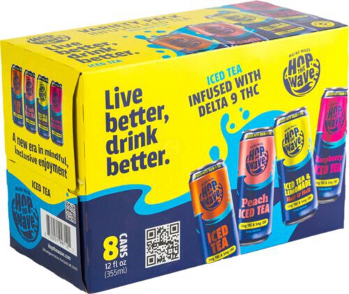 Hop The Wave Thc Infused Iced Tea Variety Pack