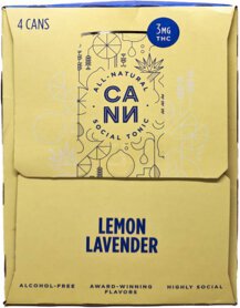 Cann 3mg Lemon Lavender Thc Infused Seltzer