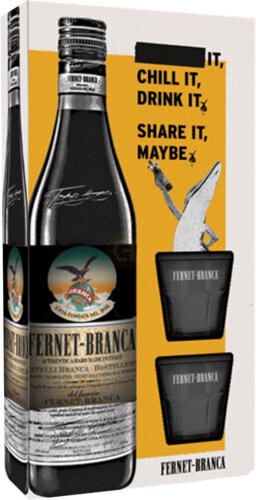 Fernet Branca Gift Set Bitter Liqueur W Shot