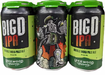 Lakewood Brewing Big D Ipa Double Dry Hopped Cn