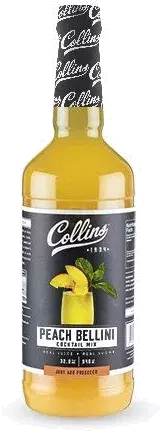 Peach Bellini Cocktail Mix By Collins
